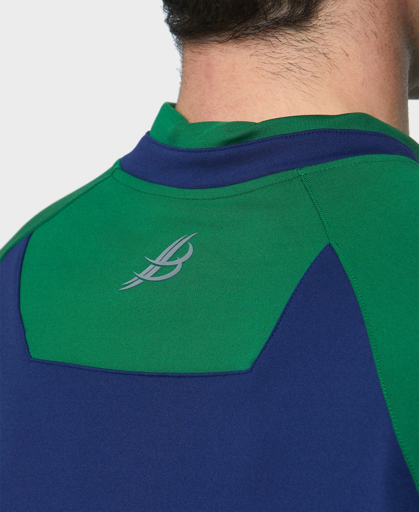 BARR Adult Half Zip (Navy/Green)