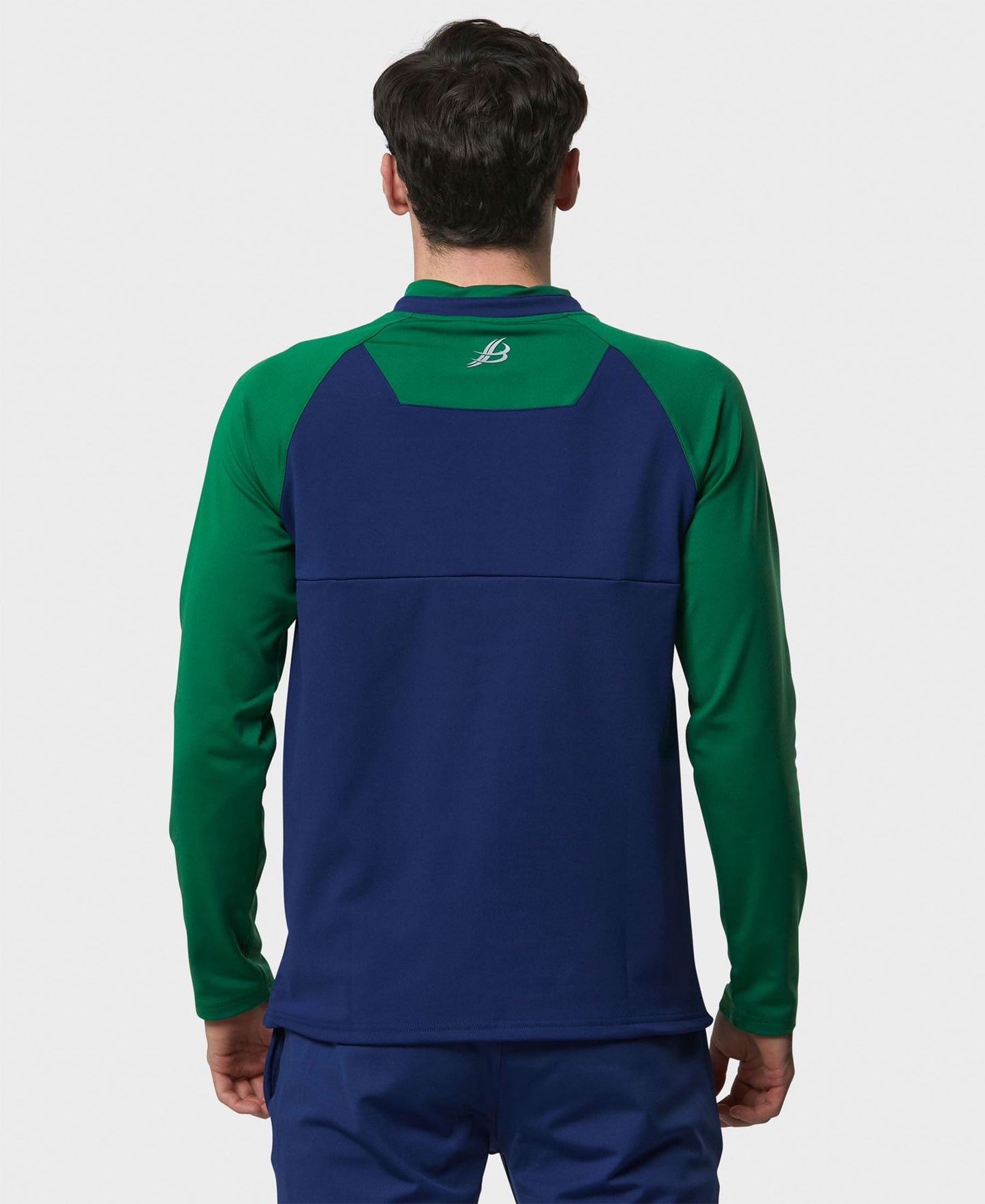 BARR Adult Half Zip (Navy/Green)