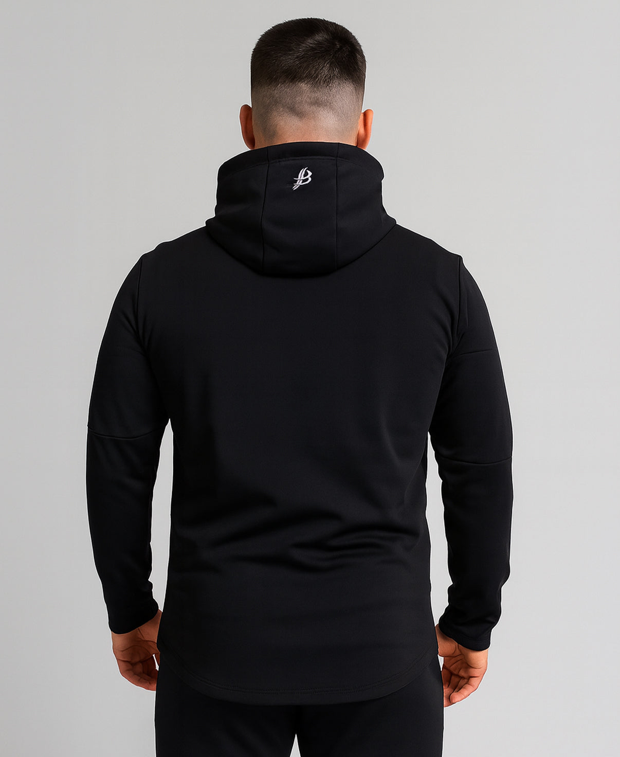 TEASRA Adult Half Zip Hoodie (Black)
