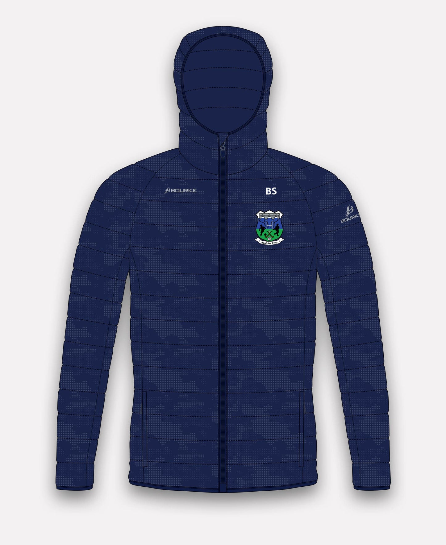 Ballina Juvenile GAA Reflective Camo Jacket (Navy)