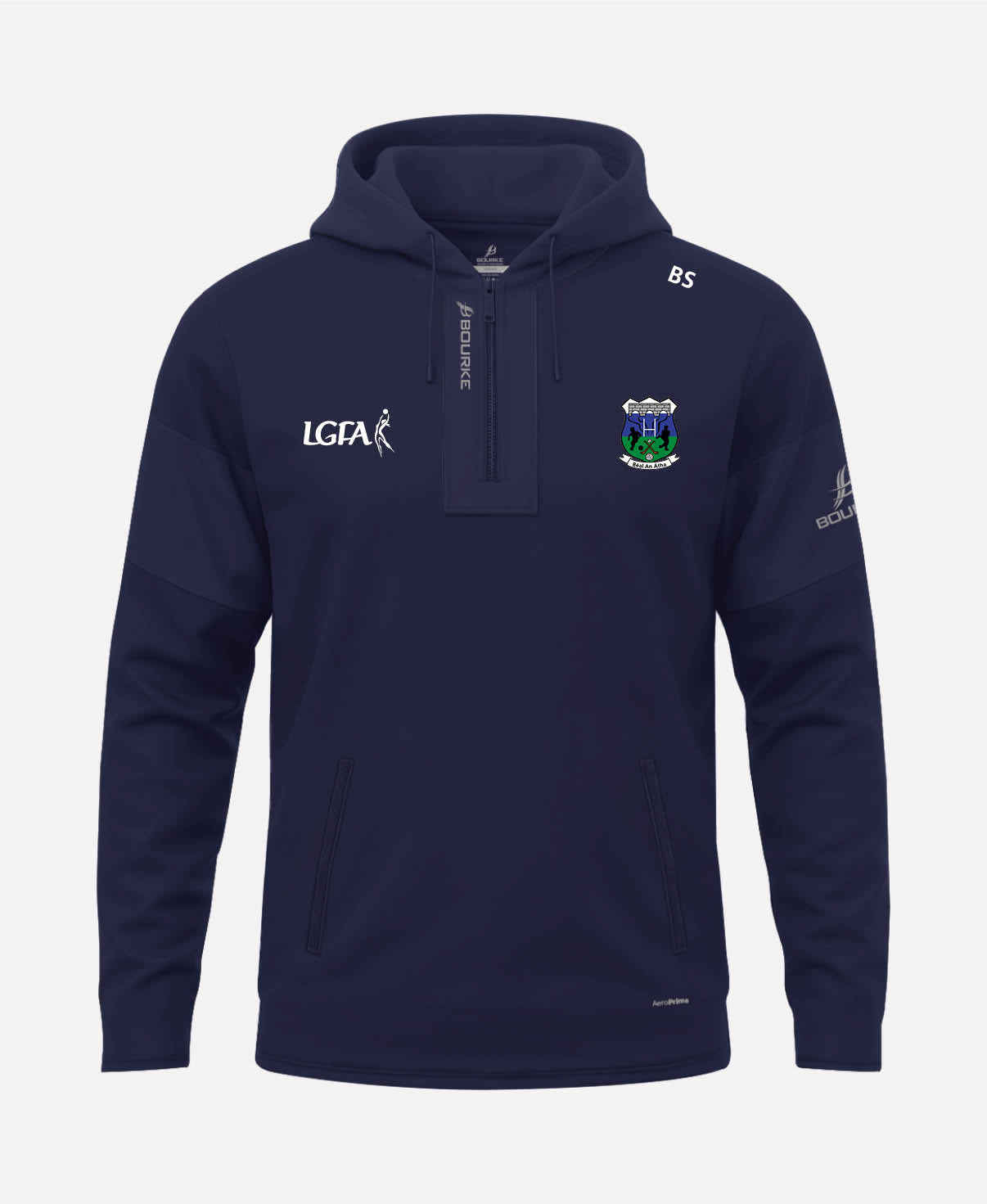 Ballina LGFA TEASRA Half Zip Hoodie (Navy)