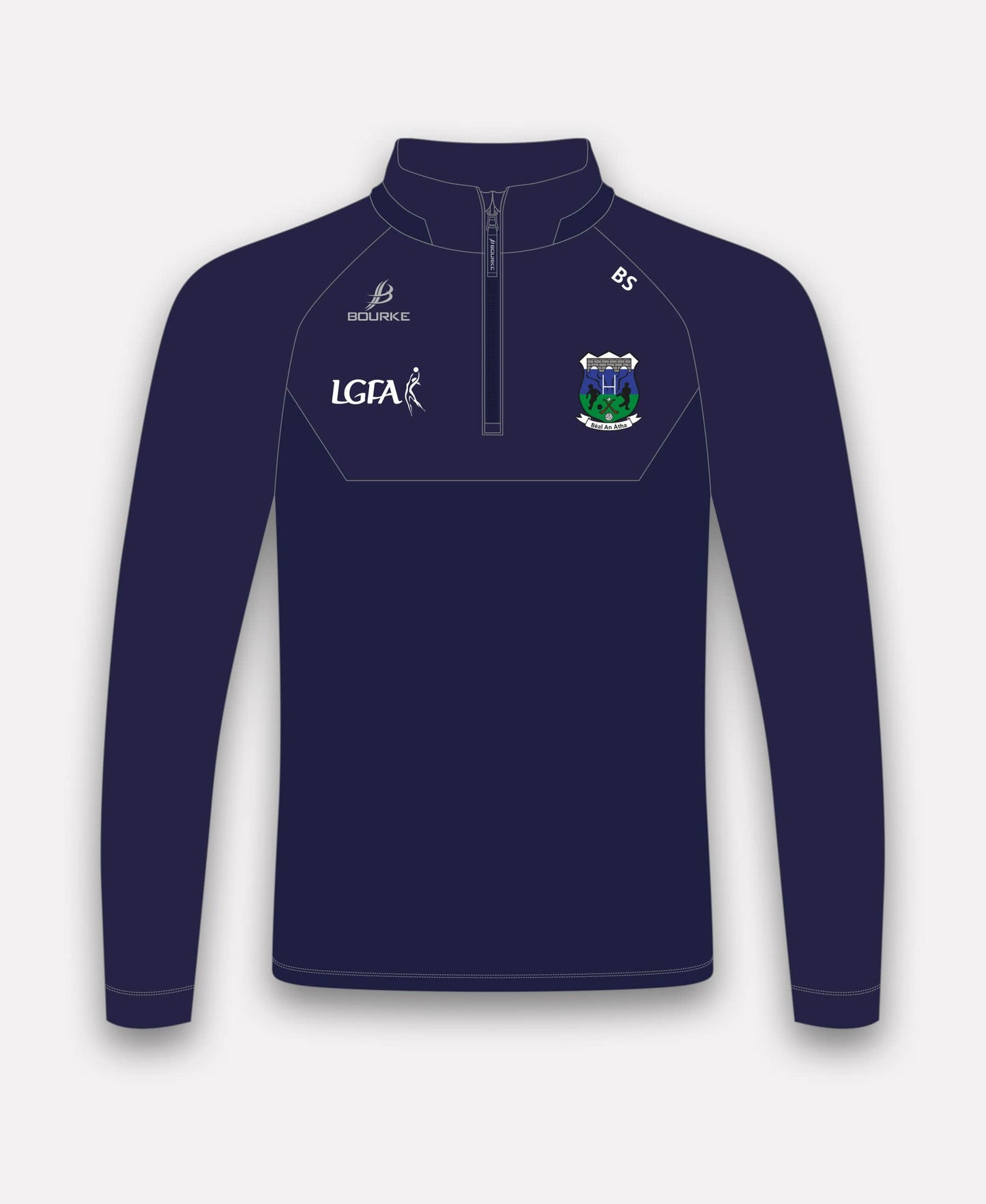 Ballina LGFA  BARR Half Zip (Navy)