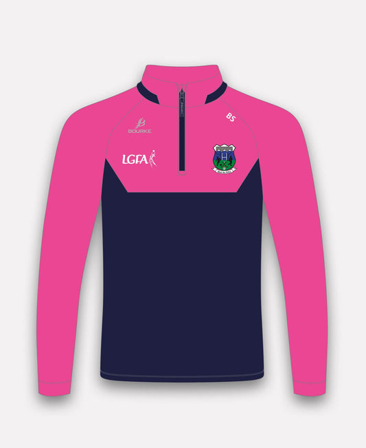 Ballina LGFA BARR Half Zip (Navy/Pink)