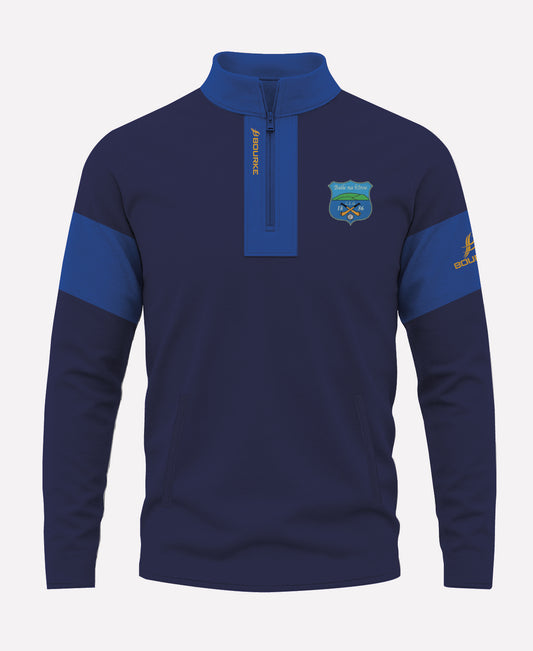 Ballinahinch GAA TEASRA Half Zip (Navy/Blue/Amber)