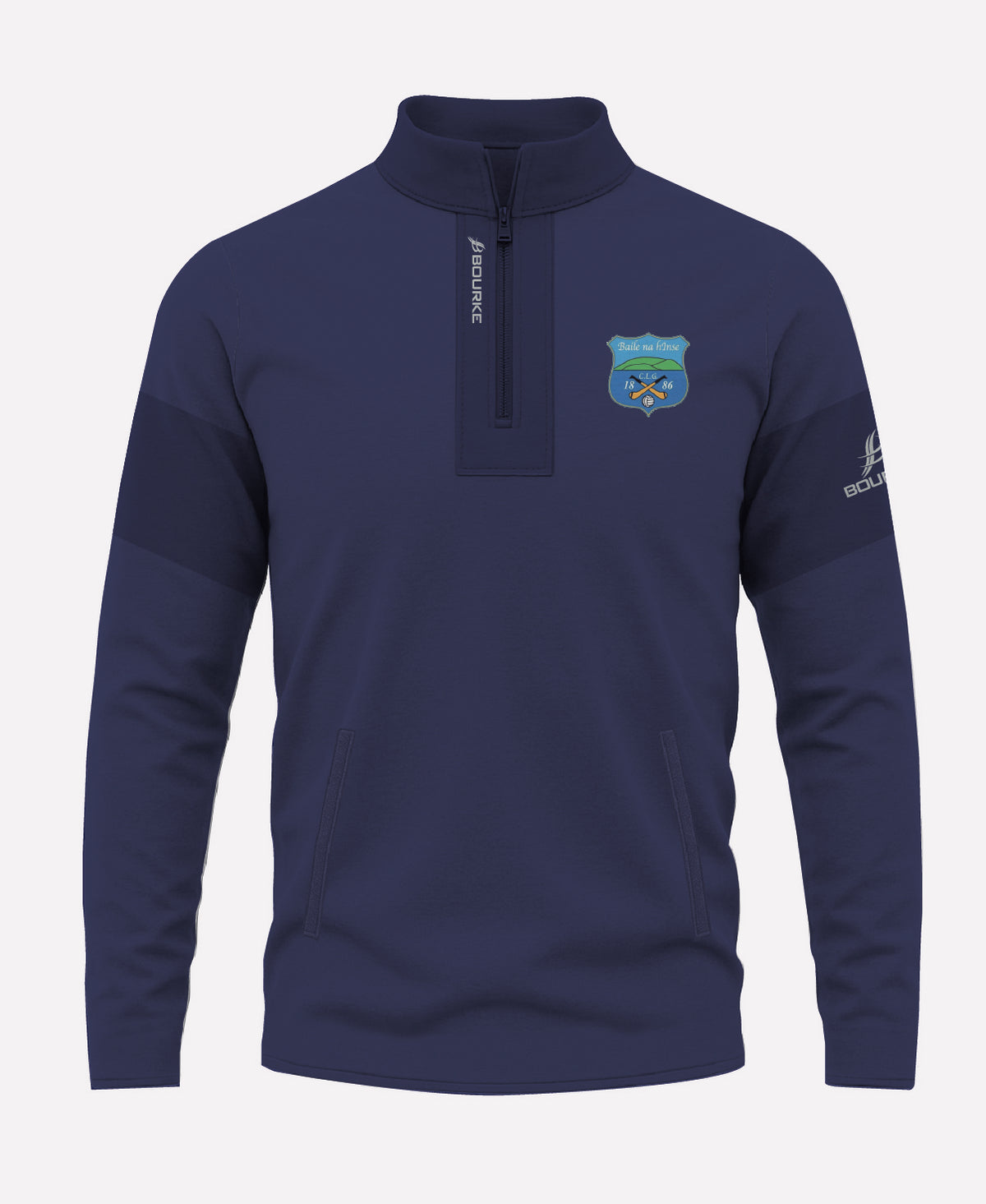 Ballinahinch GAA TEASRA Half Zip (Navy)