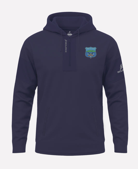 Ballinahinch GAA TEASRA Half Zip Hoodie (Navy)