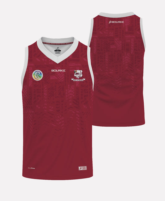 Ballingarry Camogie Training Singlet 26/27 (Maroon/White)