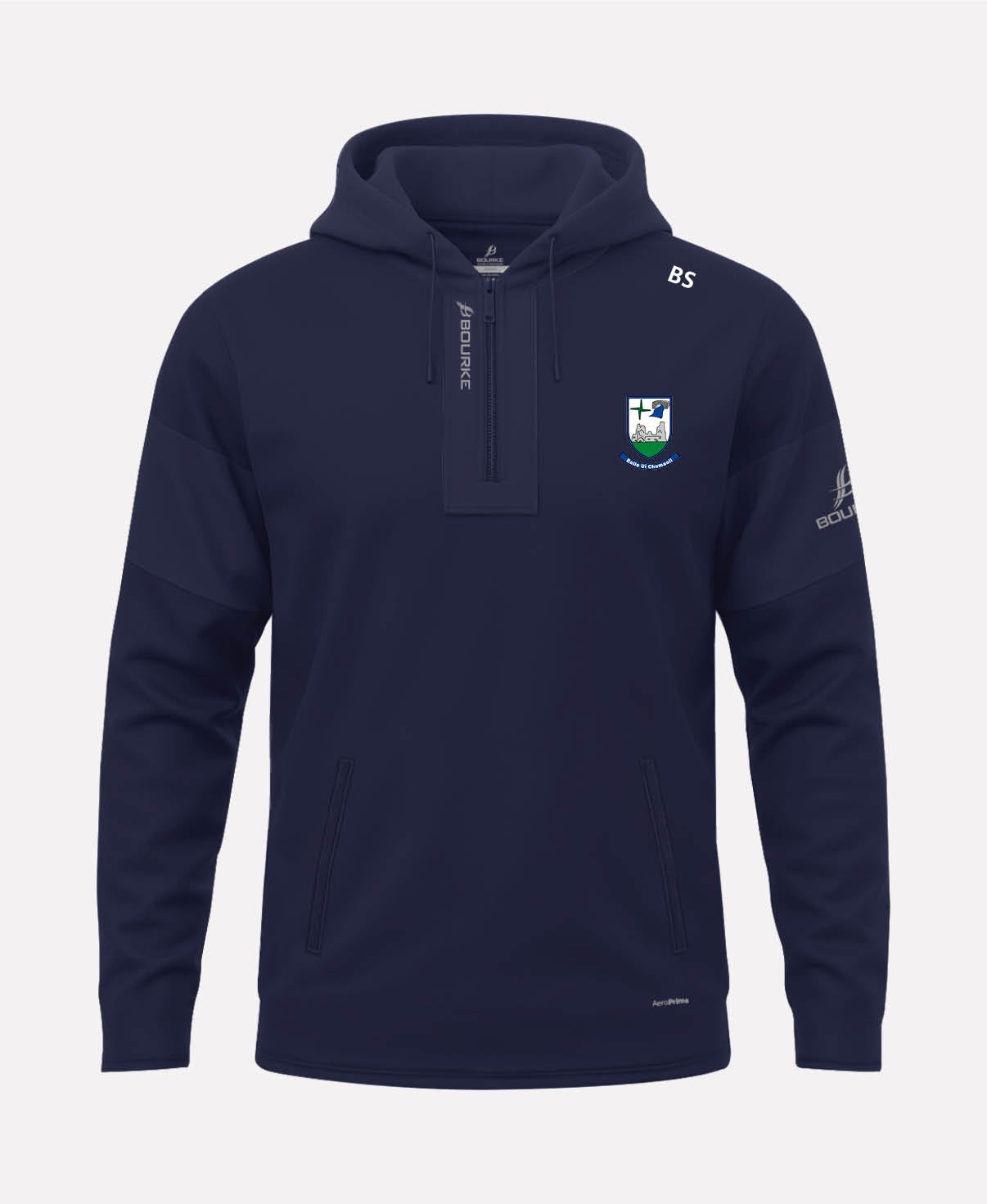 Ballycomoyle TEASRA Half Zip Hoodie (Navy)