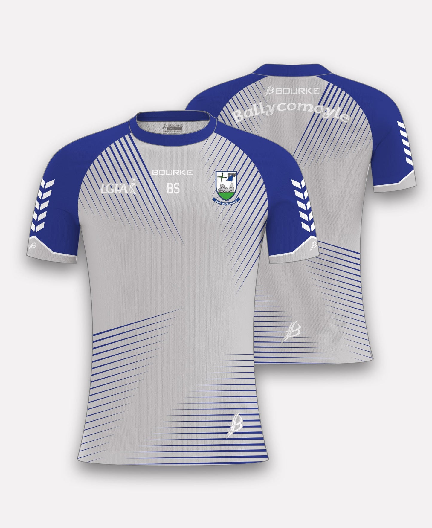 Ballycomoyle LGFA Training Jersey (Grey/Blue)