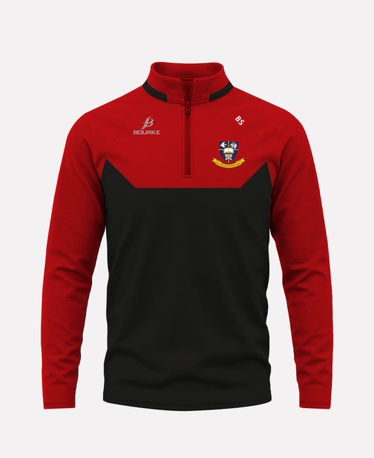 Ballymacward Primary School BARR Half Zip (Black/Red)
