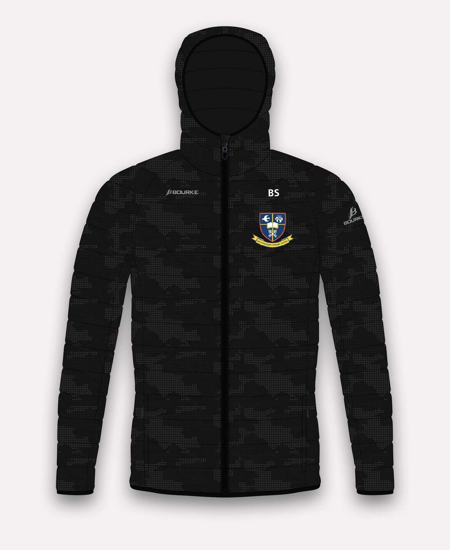 Ballymacward Primary School Reflective Camo Jacket (Black)