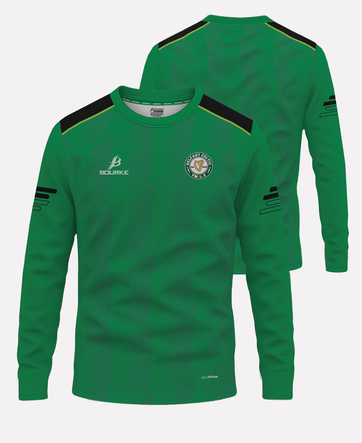 Belfast Celtic Warm Up Crew Neck 26/27 (Green/Black)