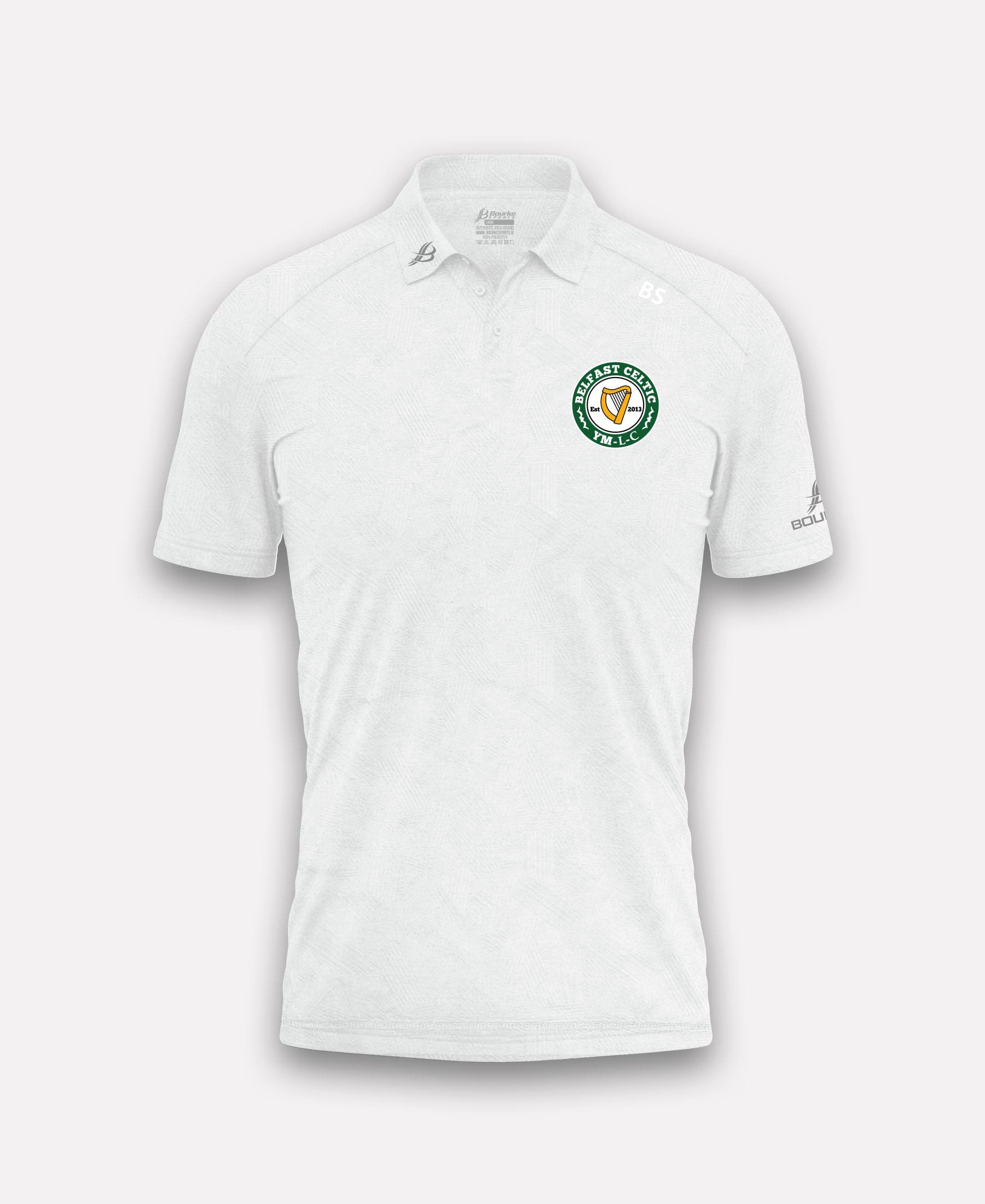 Belfast Celtic BARR Polo Shirt (White)