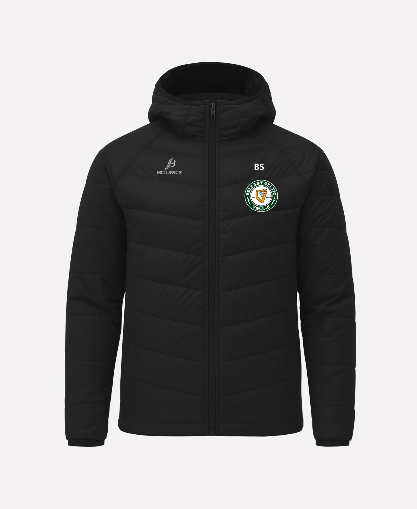 Belfast Celtic FORTIS Hooded Jacket (Black)