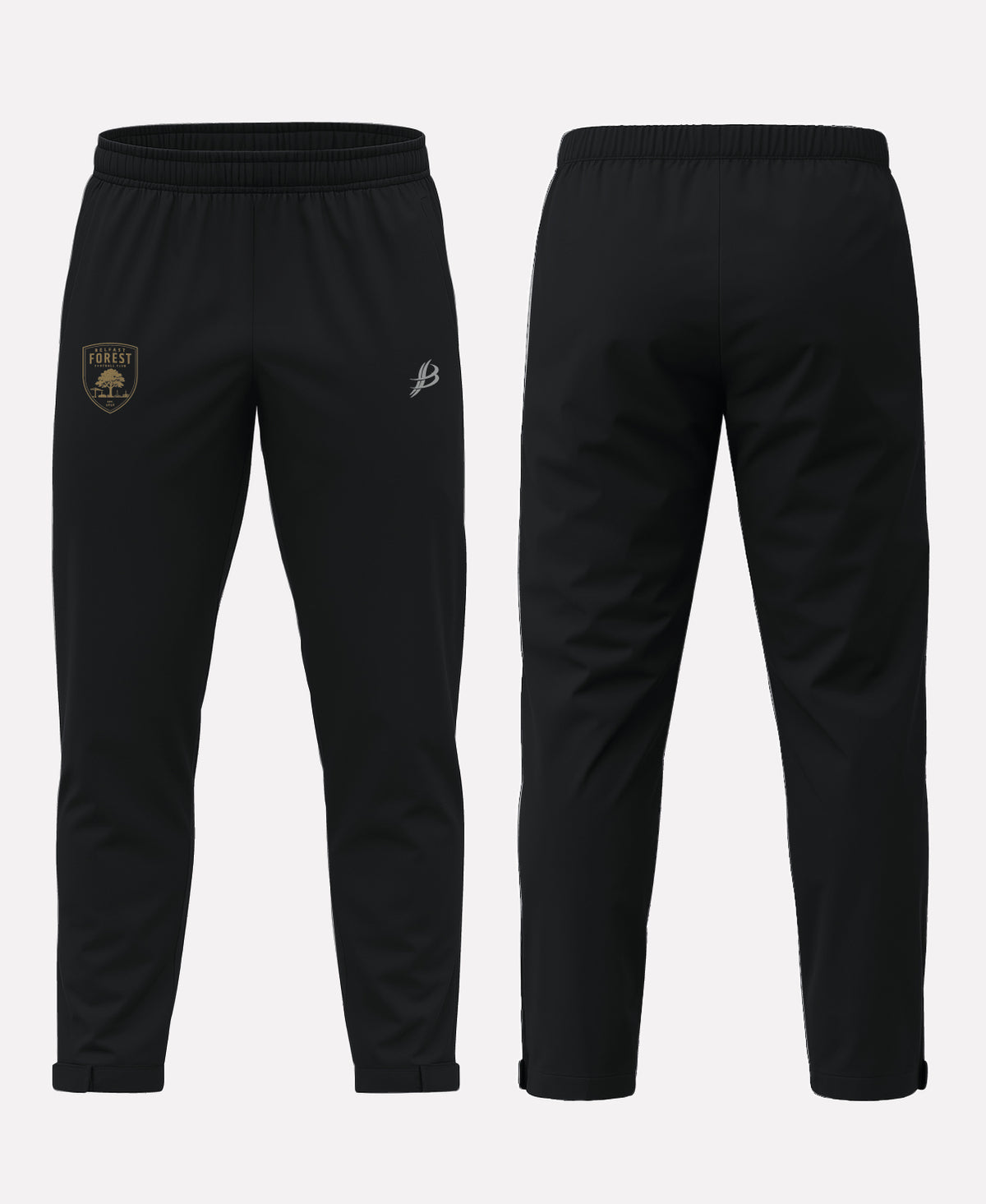 Belfast Forest FC TEASRA Waterproof Pants (Black)
