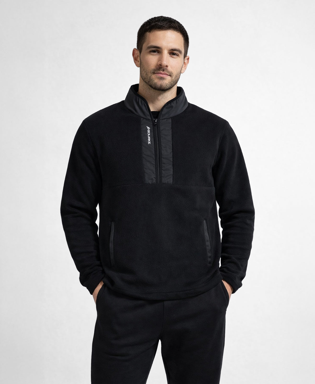TEASRA Half Zip Fleece (Black)