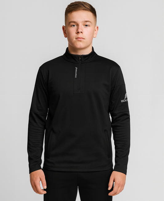 TEASRA Kids Half Zip (Black)