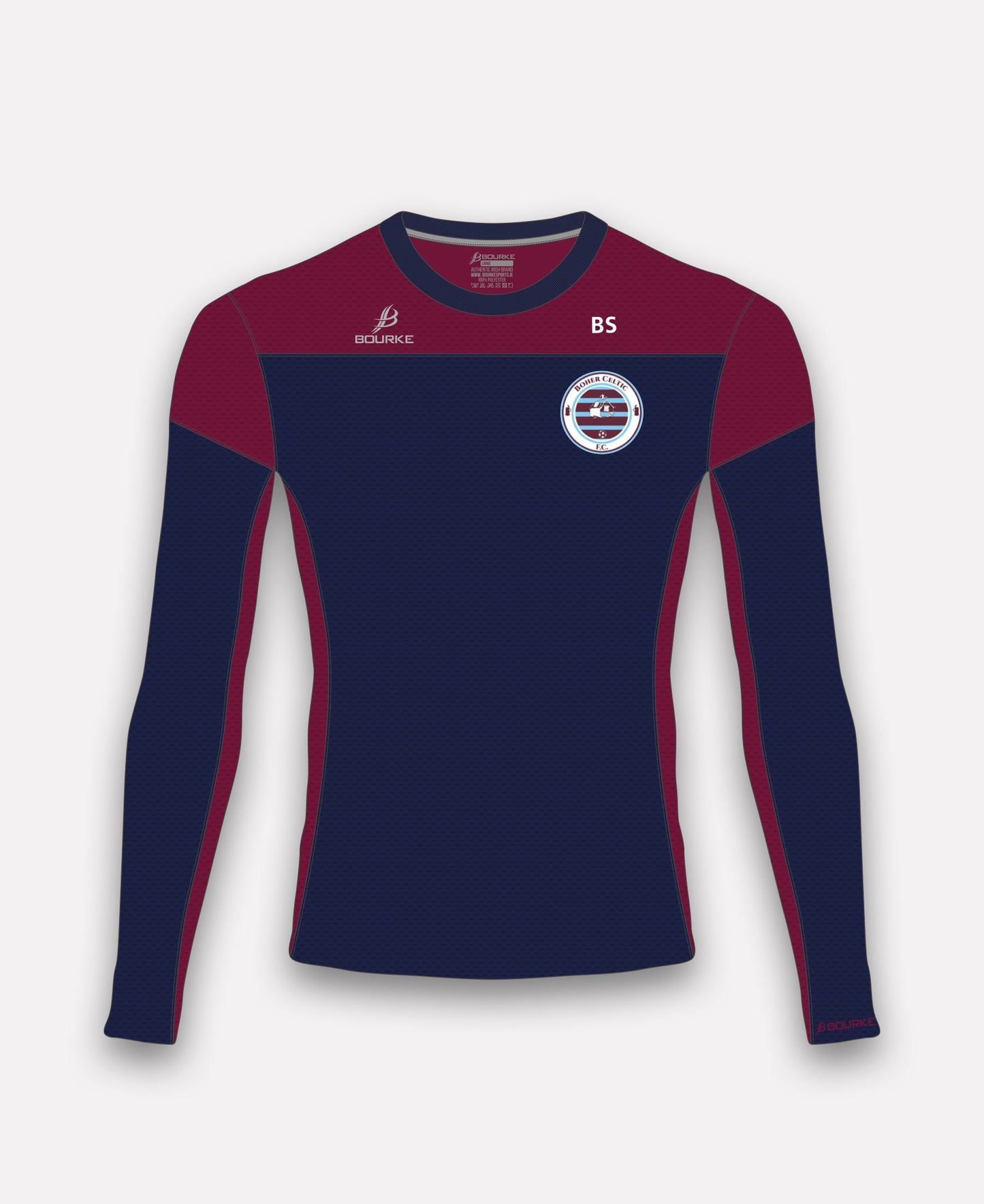 Boher Celtic FC TACA Crew Neck (Maroon/Navy)