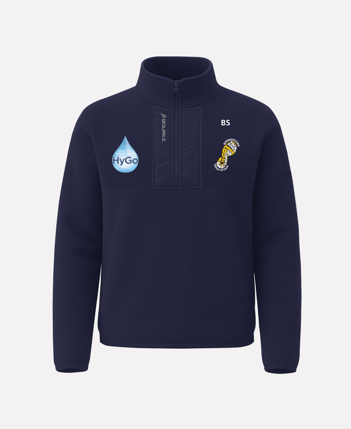 Borrisoleigh Track Attack TEASRA Half Zip Fleece (Navy)