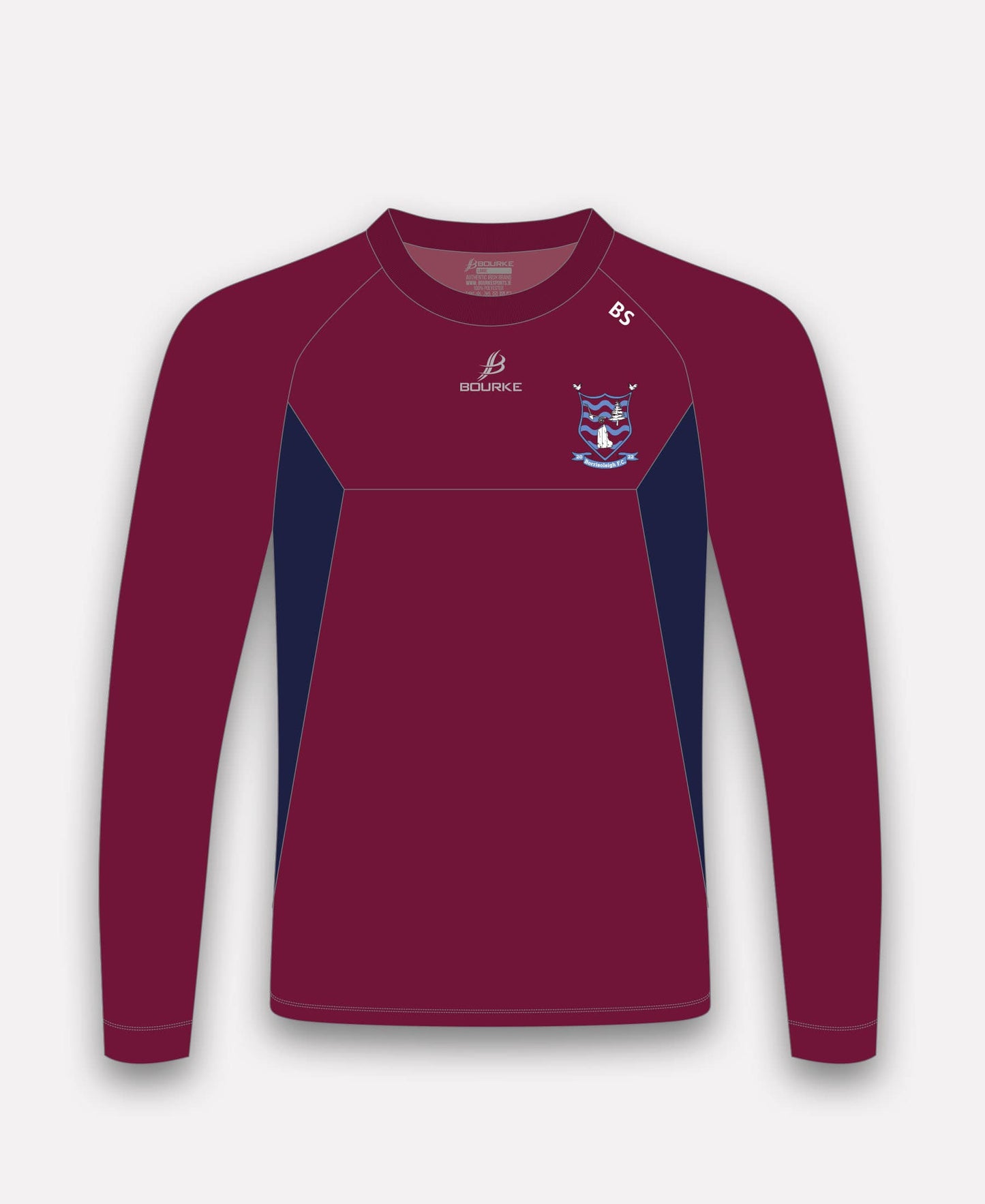 Borrisoleigh FC BARR Crew Neck (Maroon/Navy)