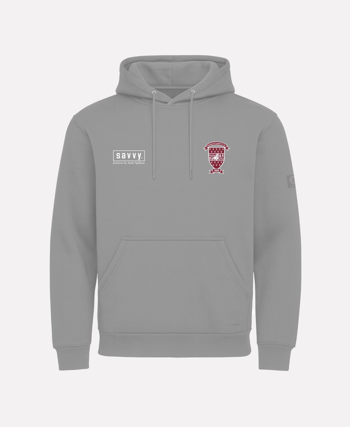 Borris-Ileigh GAA TEASRA Pullover Hoodie (Grey)