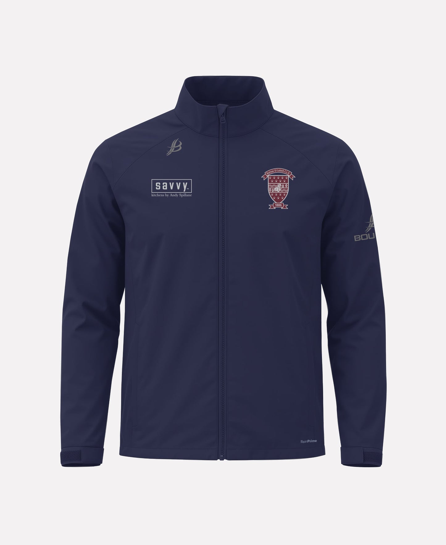 Borris-Ileigh GAA TEASRA Waterproof Jacket (Navy)