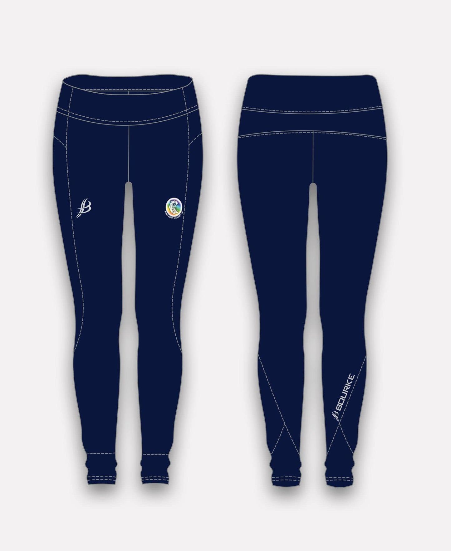 Borris-Ileigh Camogie BEO Leggings (Navy)