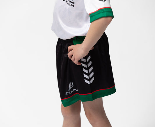 BARR Adult Shorts Black/Green/White