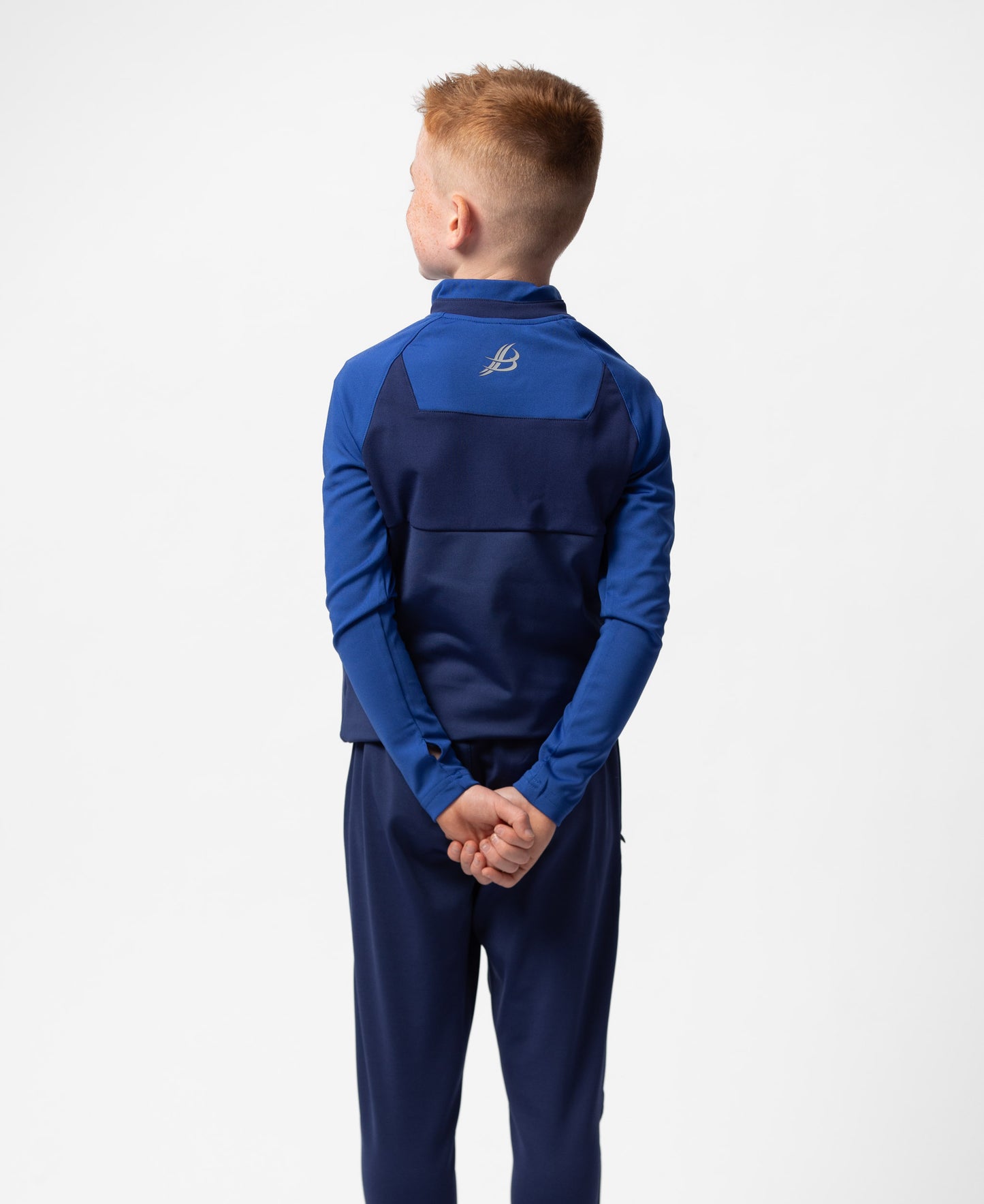 BARR Kids Half Zip (Navy/Blue)