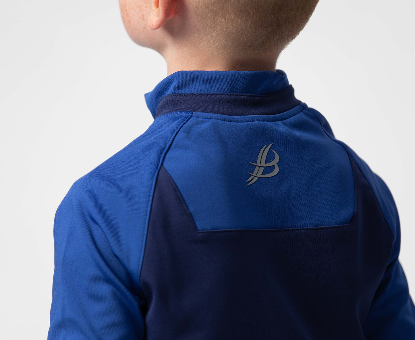 BARR Kids Half Zip (Navy/Blue)