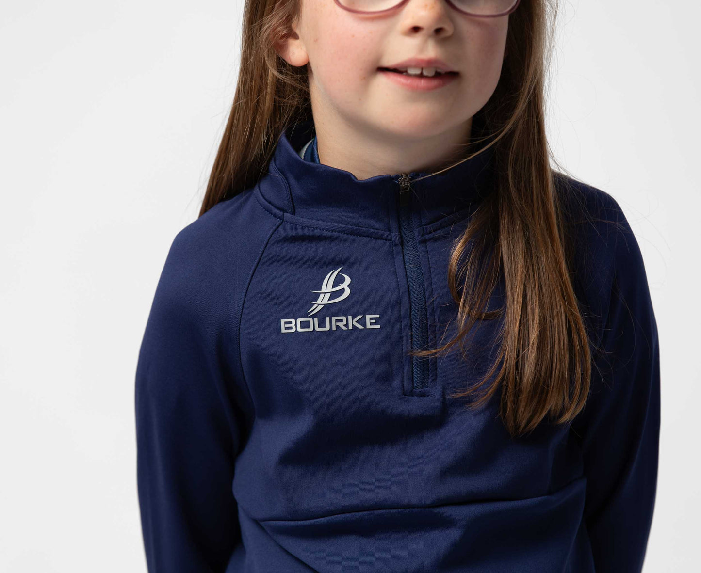 BARR Kids Half Zip (Navy)