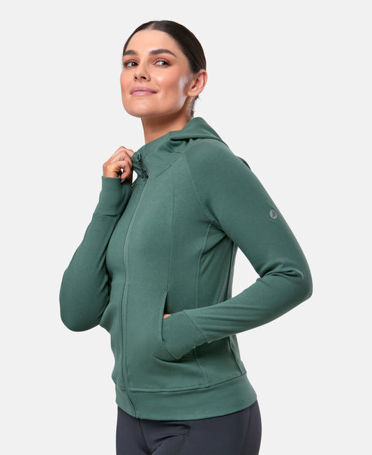 Women's Motion Full Zip Hoody (Sage Surge)