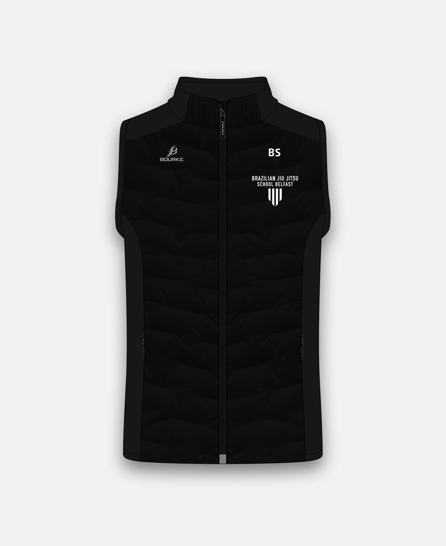 Brazilian Jiu Jitsu Belfast Croga Hybrid Gilet (Black)