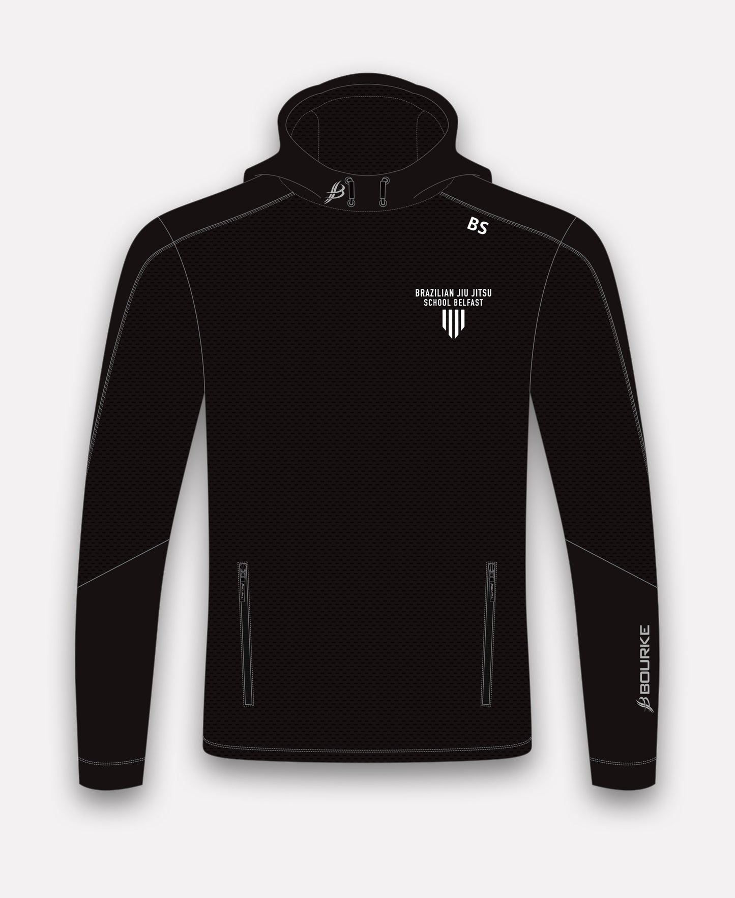 Brazilian Jiu Jitsu Belfast Croga Hoody (Black)