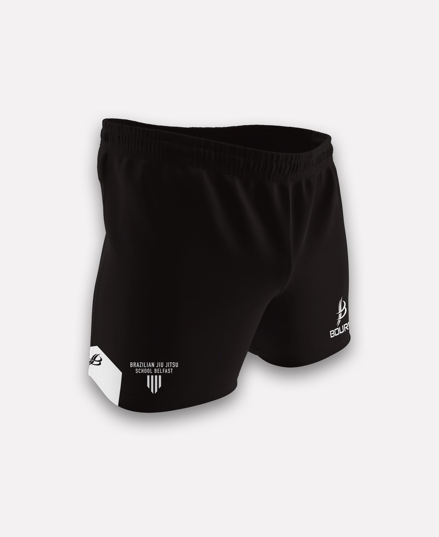 Brazilian Jiu Jitsu Belfast Training Shorts (White)