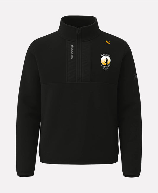 Camross Camogie TEASRA Half Zip Fleece (Black)