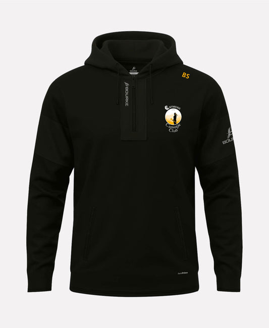 Camross Camogie TEASRA Half Zip Hoodie (Black)