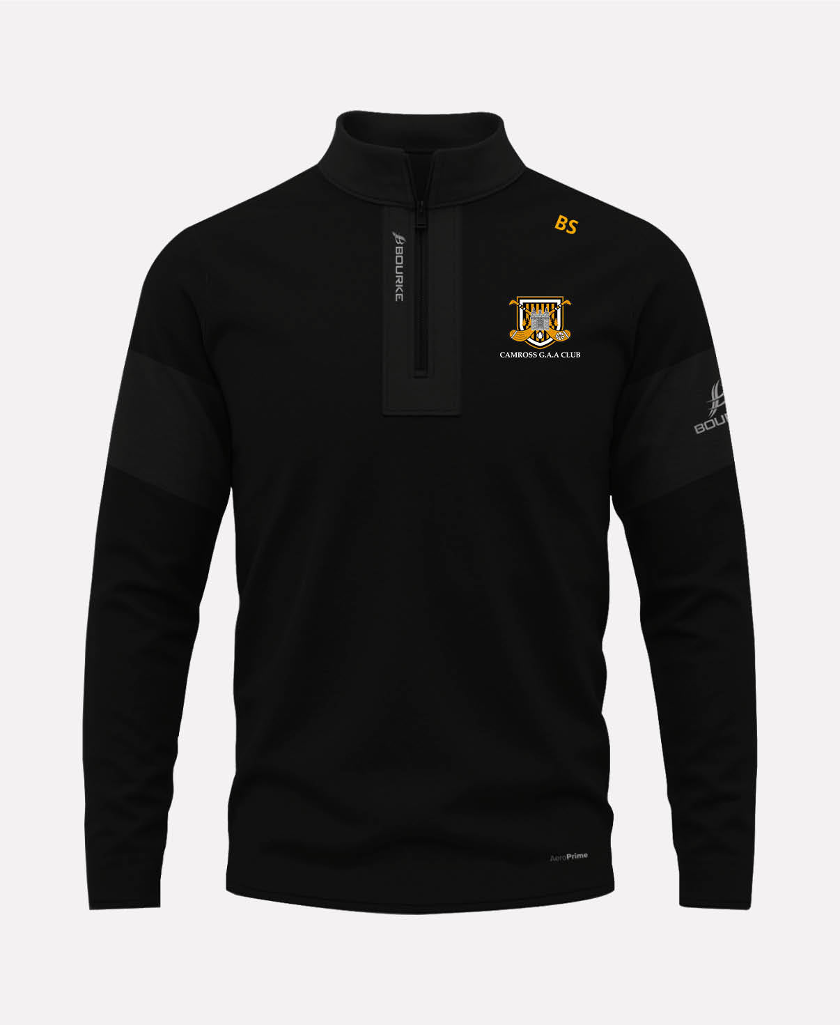 Camross GAA TEASRA Half Zip (Black)