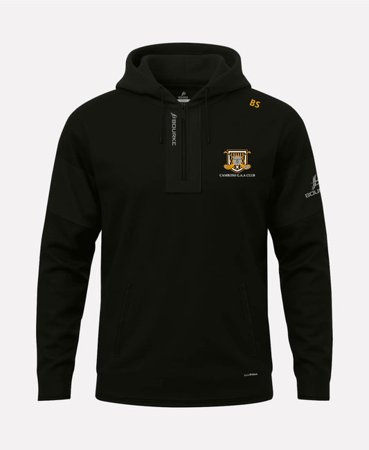 Camross GAA TEASRA Half Zip Hoodie (Black)