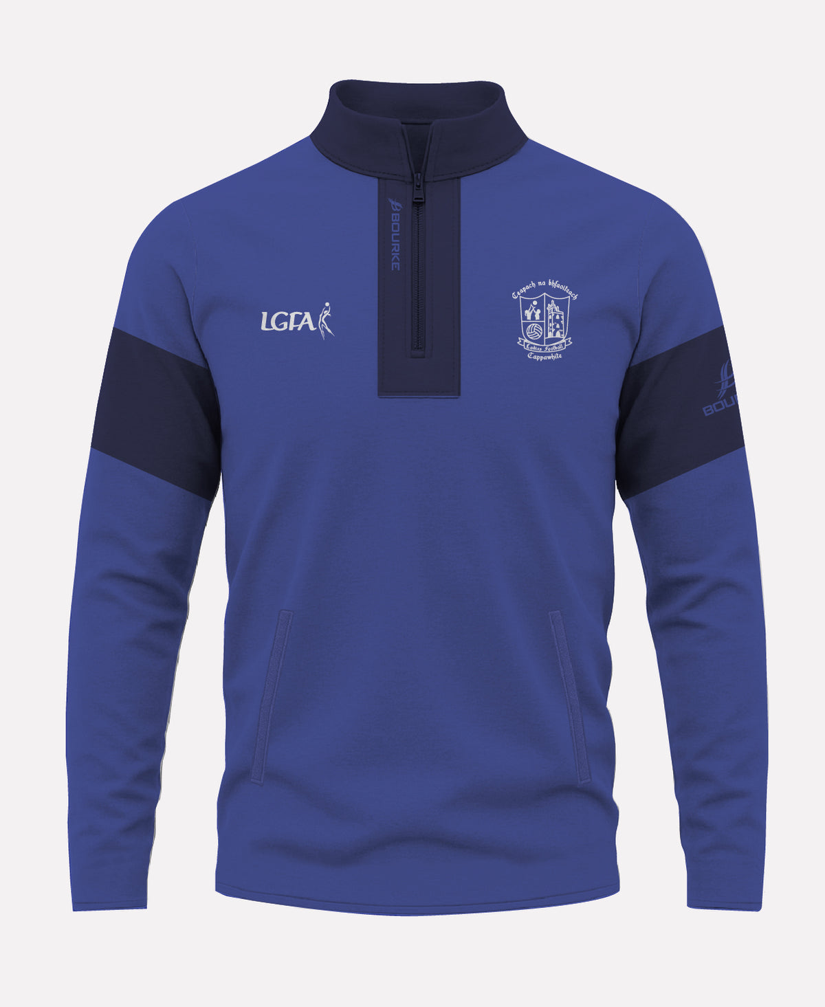 Cappawhite LGFA TEASRA Half Zip (Navy/Blue)