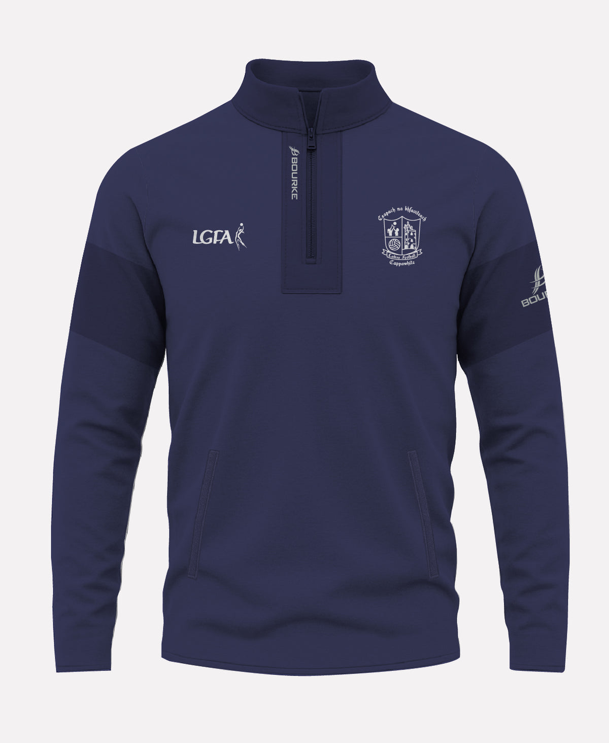 Cappawhite LGFA TEASRA Half Zip (Navy)