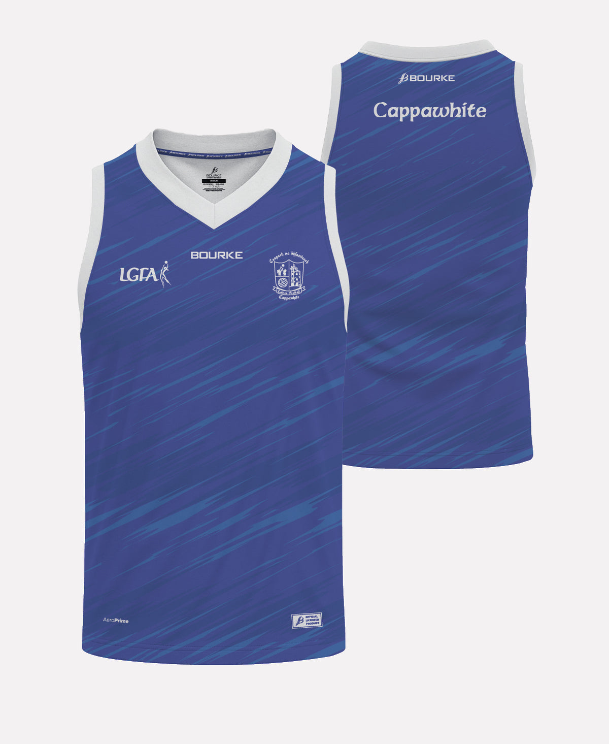Cappawhite LGFA Training Singlet (Blue/White)
