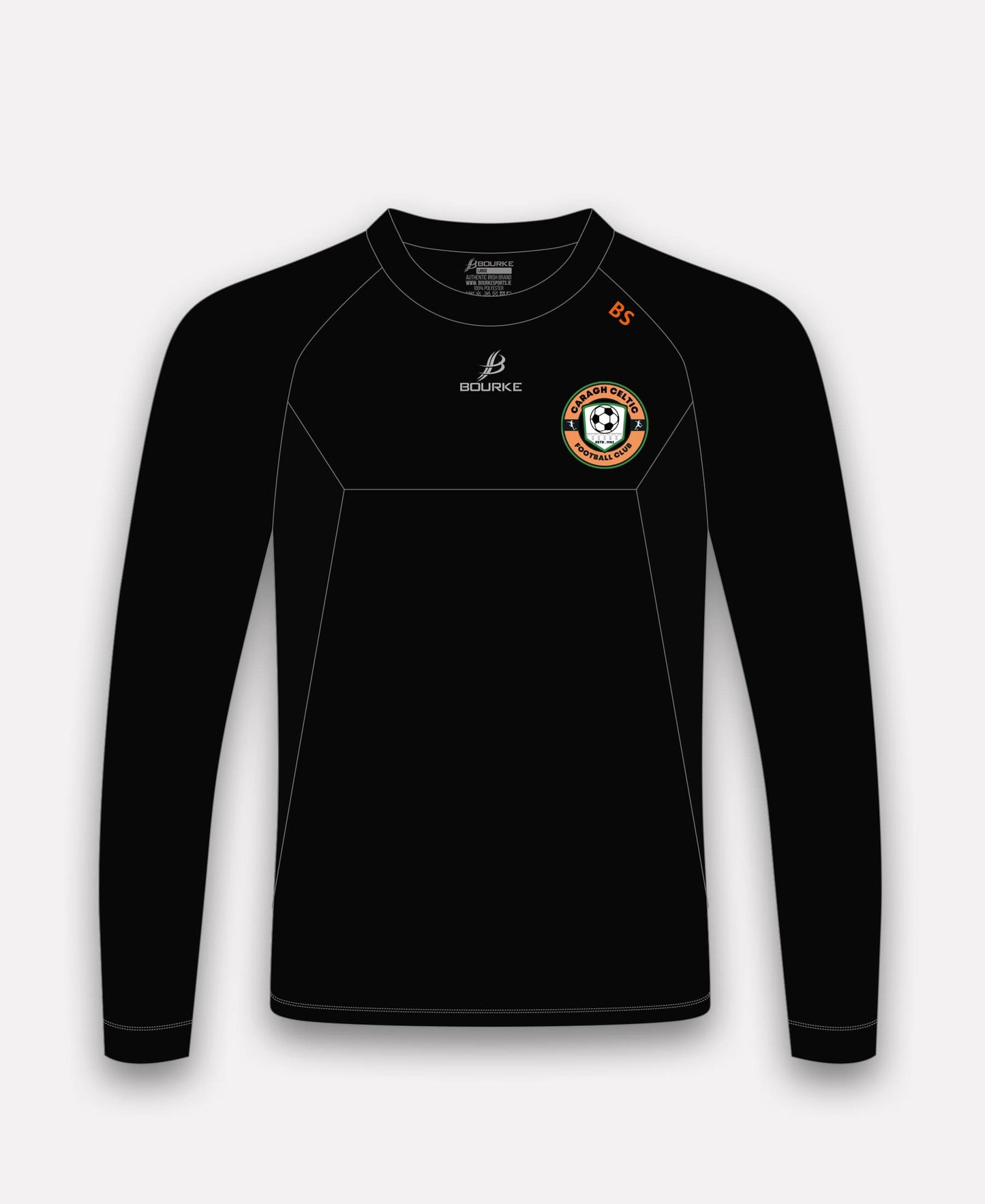 Caragh Celtic FC BARR Crew Neck (Black)