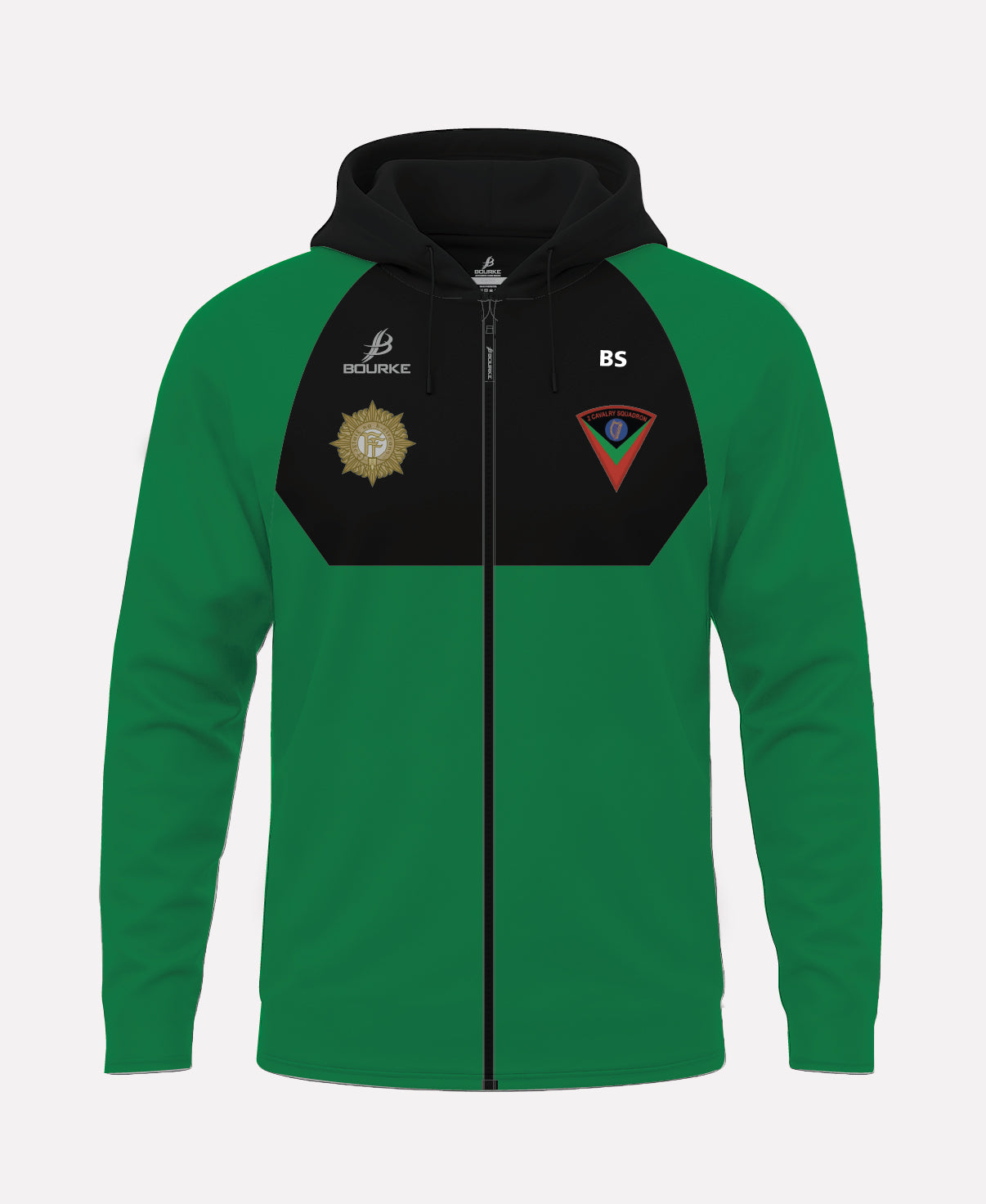 Cathal Brugha Barrack BARR Hoody (Green/Black)