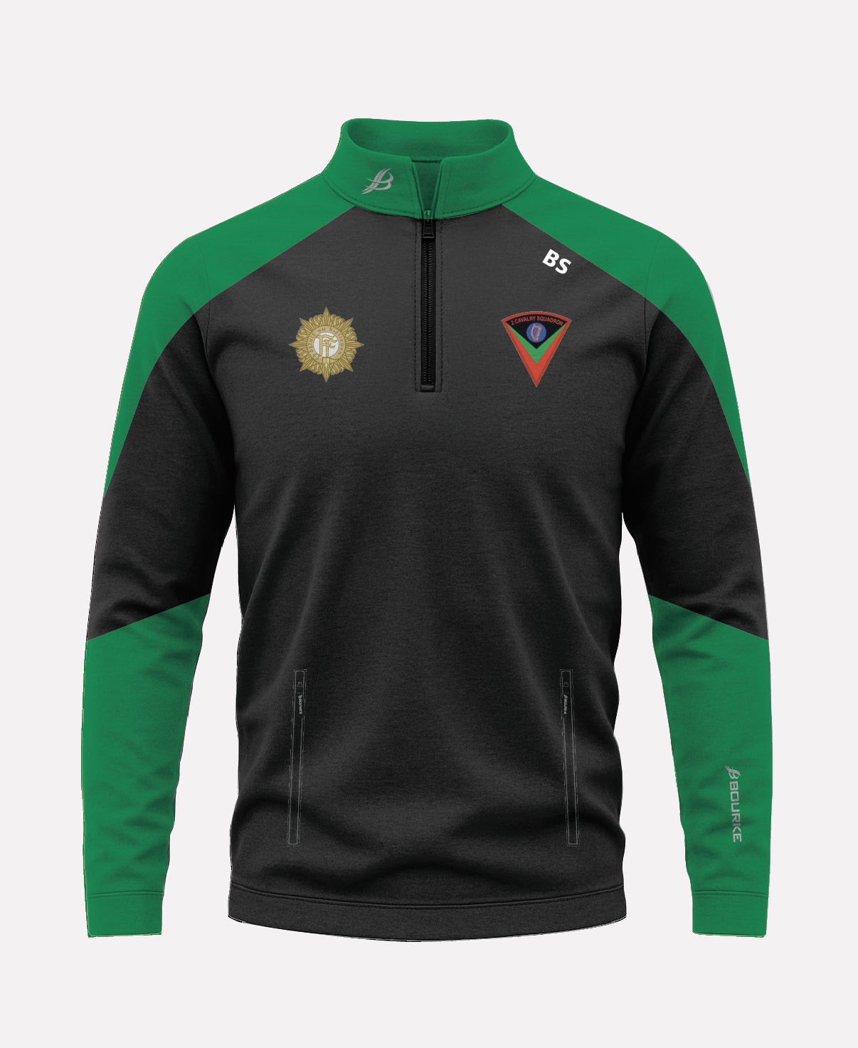 Cathal Brugha Barrack Croga Half Zip (Green/Black)