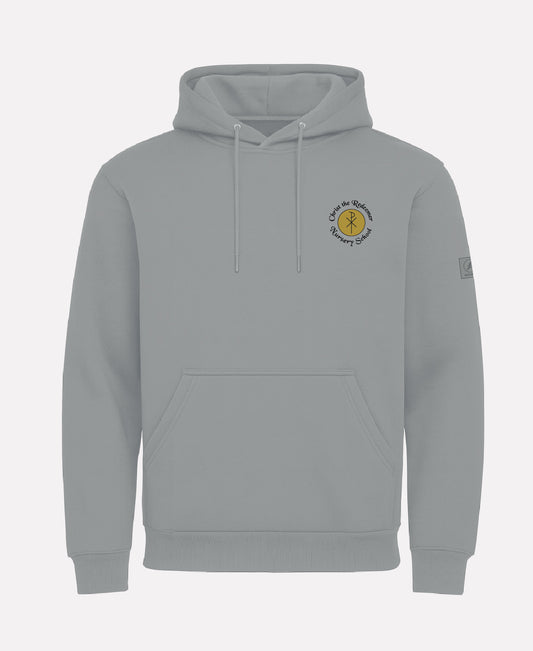 Christ The Redeemer NURSERY Staff TEASRA Pullover Hoodie (Grey)