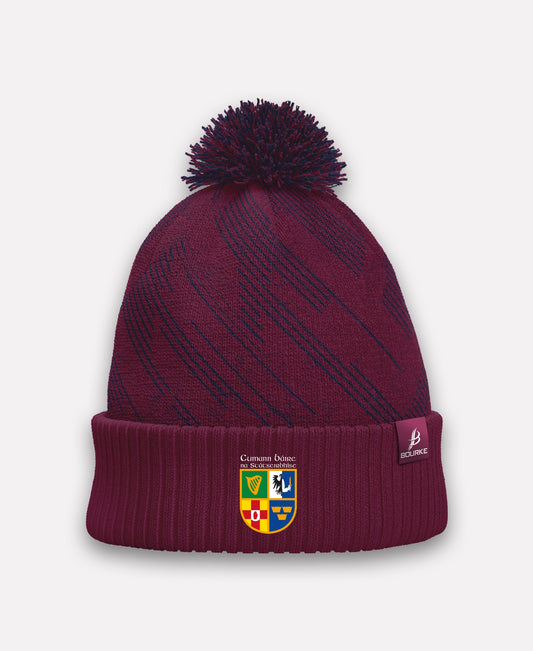 Civil Service Hurling Club BARR Bobble Hat (Navy/Maroon)