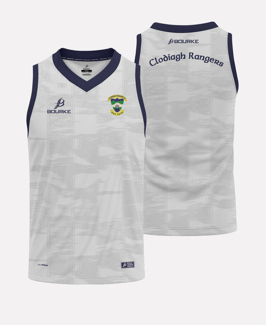 Clodiagh Rangers FC Singlet 2025/26 (White/Navy)