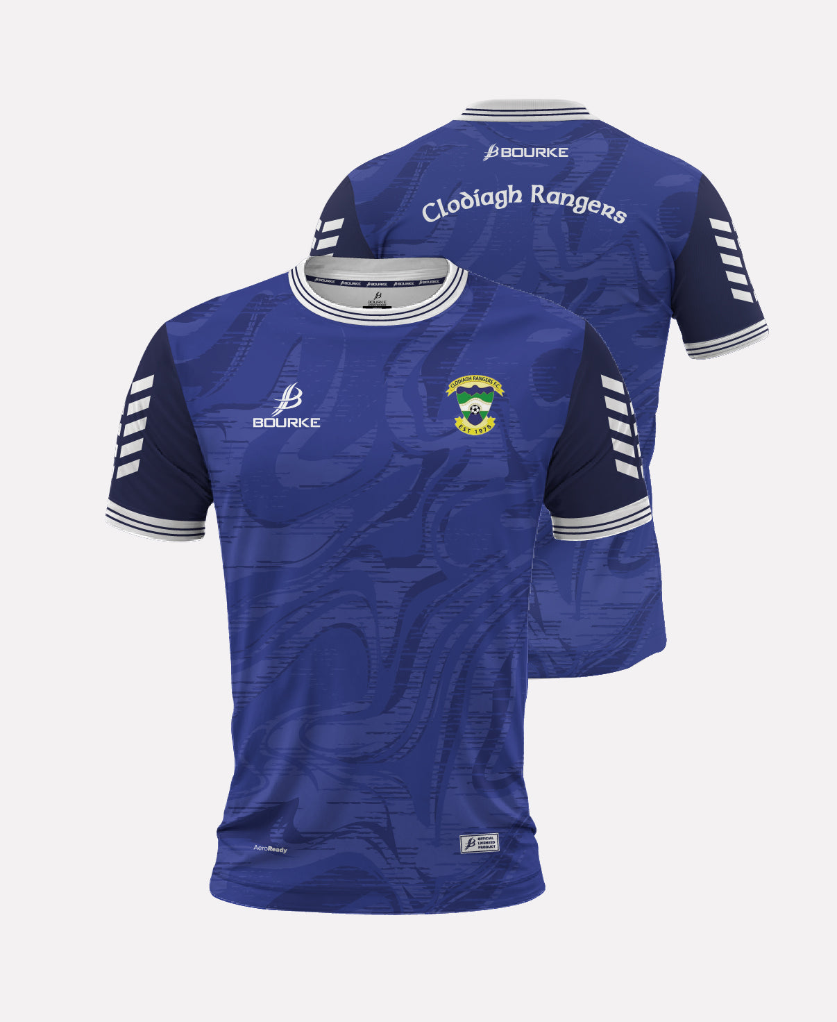 Clodiagh Rangers FC Training Jersey 2025/26 (Blue/Navy/White)