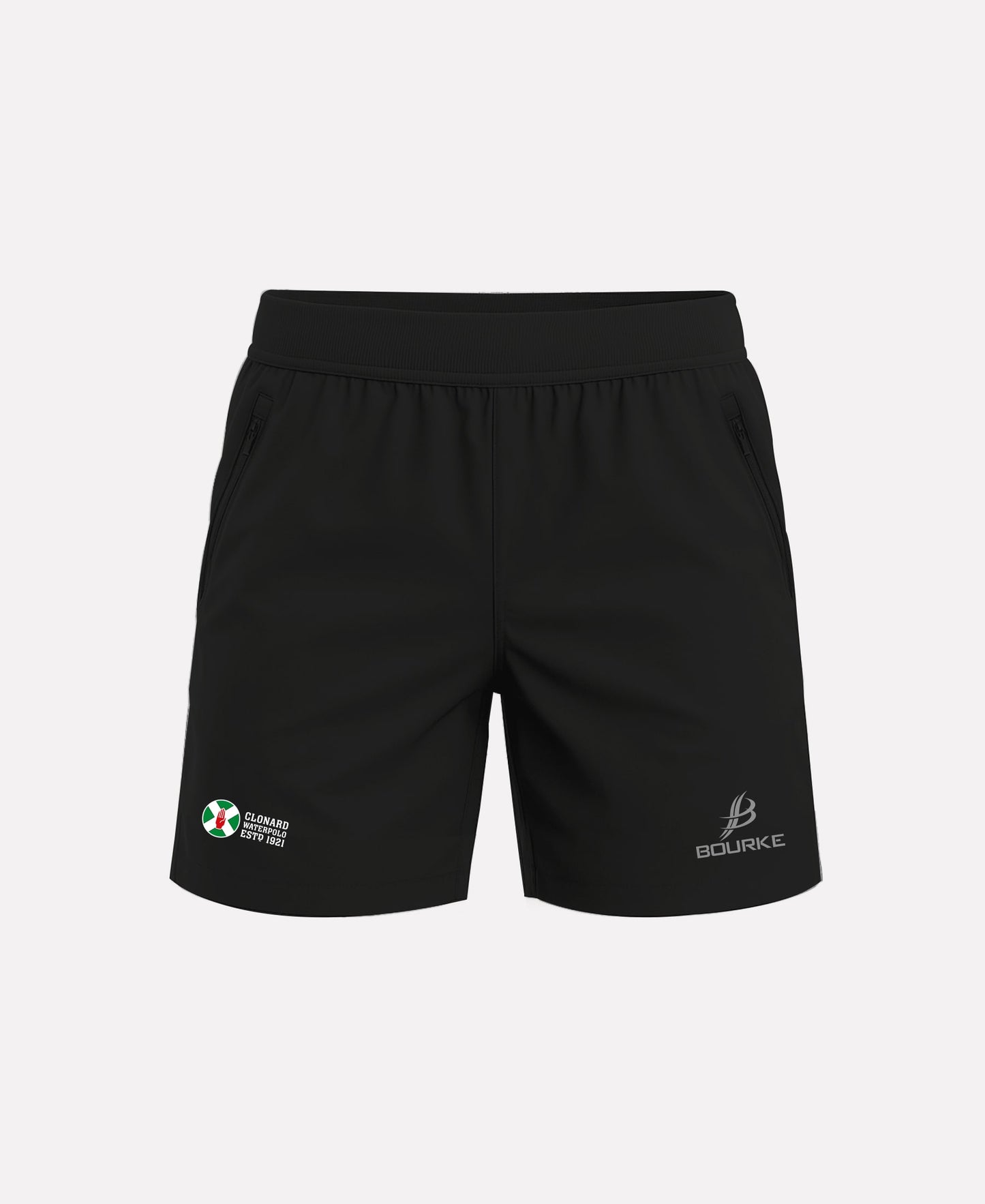 Clonard Waterpolo FORTIS Gym Shorts (Black)